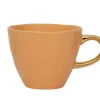 Kaffeetasse Porzellan orange