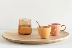 Kaffeetasse Porzellan orange