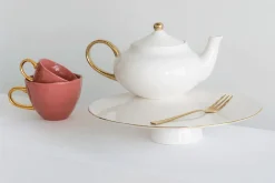 Kaffeetasse Porzellan pink