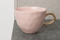 Kaffeetasse Porzellan rosa