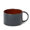Kaffeetasse Terres de Reves rost dunkelblau