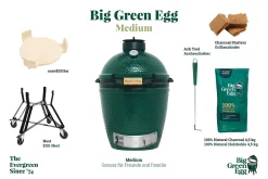 Kamado Big Green Egg Bundle Medium