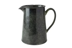 Karaffe Dutch Rose Steingut grün H 19cm