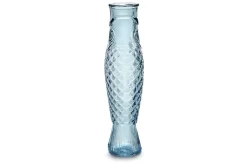 Karaffe Fish & Fish Glas blau H 29 cm