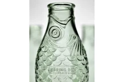 Karaffe Fish & Fish Glas grün H 29 cm