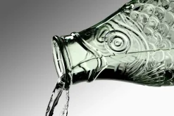 Karaffe Fish & Fish Glas grün H 29 cm