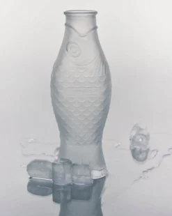 Karaffe Fish & Fish Glas gefrostet H 29 cm