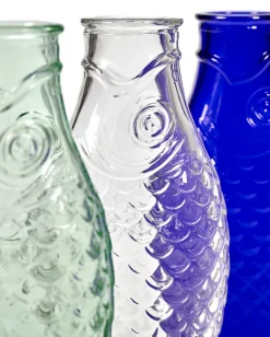 Karaffe Fish & Fish Glas transparent H 29 cm