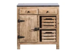 Küchenschrank Montpellier mit Holzkörben