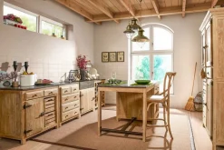 Küchenschrank Montpellier mit Holzkörben