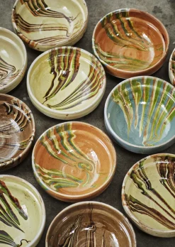 Keramikschale orange D 16 cm