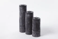 Kerze Ø 7 h 10 cm schwarz