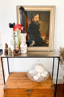 Kerzenständer Massivholz weiß