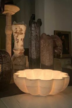 Kerzenständer Massivholz weiß