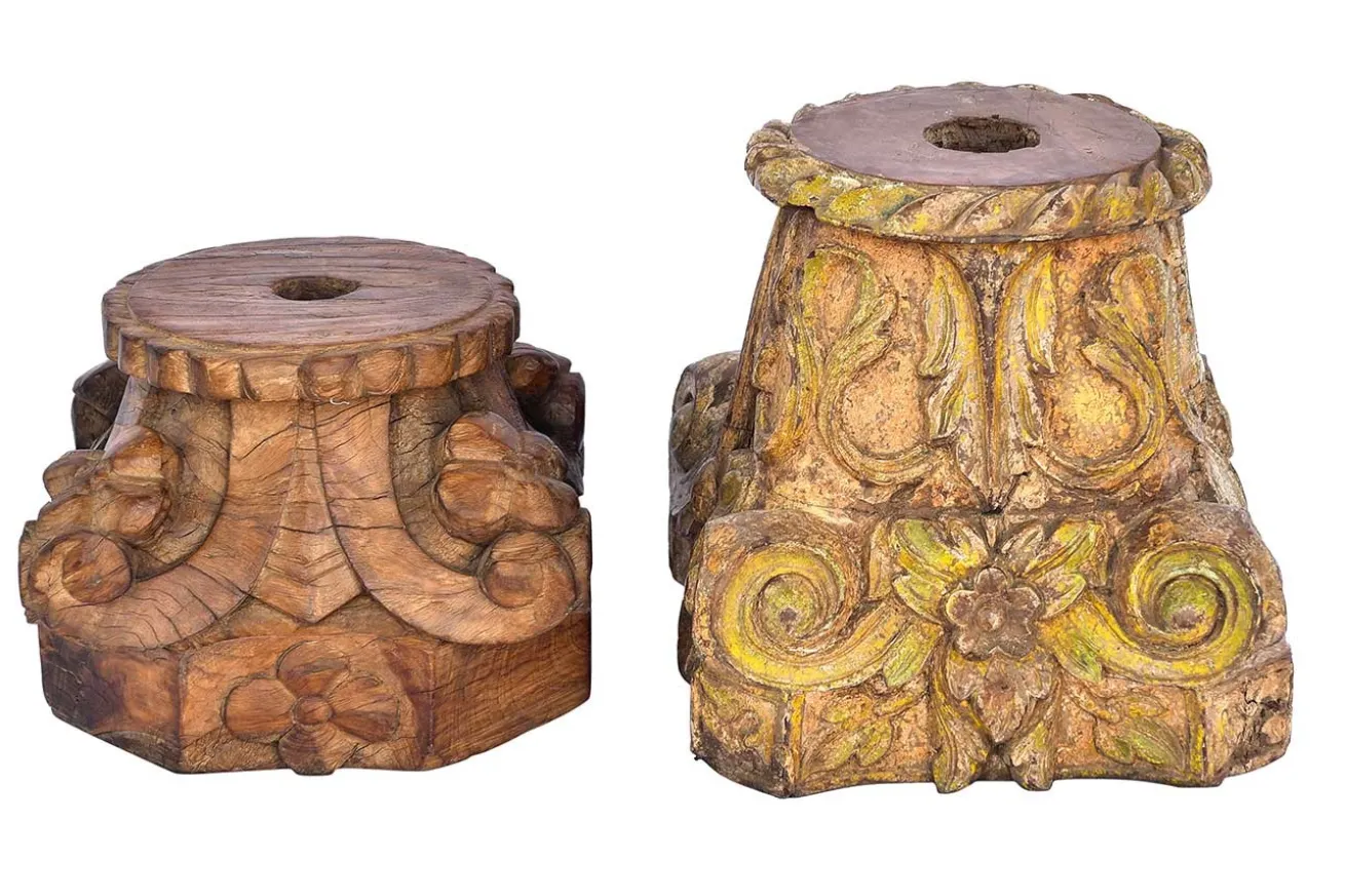 Kerzenständer Vintage Kapitell