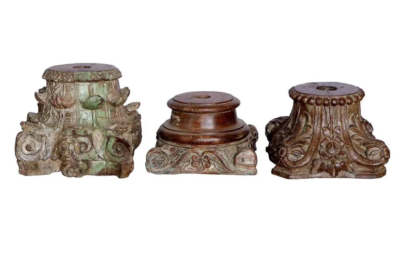 Kerzenständer Vintage Kapitell