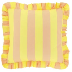Kissen Seppl gestreift gelb 45*45 cm