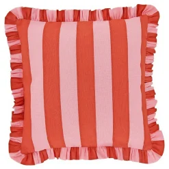 Kissen Seppl gestreift rot 45*45 cm