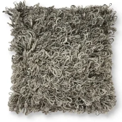 Kissenhülle Curly dunkelgrau