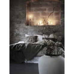 Kissenhülle Curly taupe