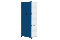 Kleiderschrank System 180 blau H 223,5 cm