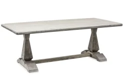 Klostertisch Massivholz modern grau