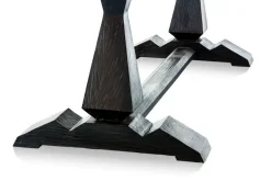 Klostertisch Massivholz schwarz 220