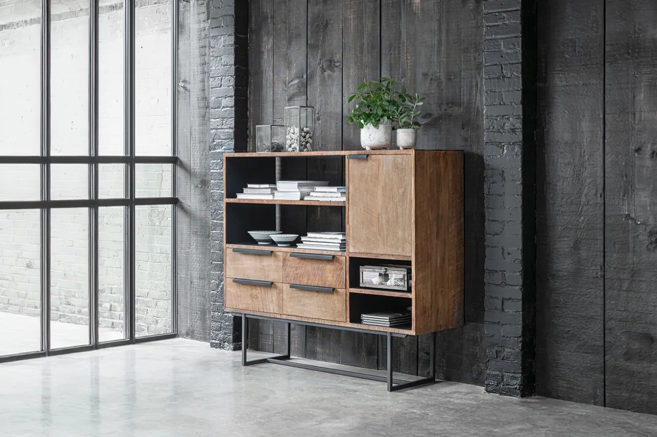 Kommode Odeon Teak natur B 136 cm