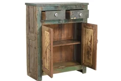 Kommode Vintage petrol beige