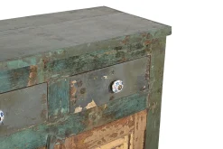 Kommode Vintage petrol beige