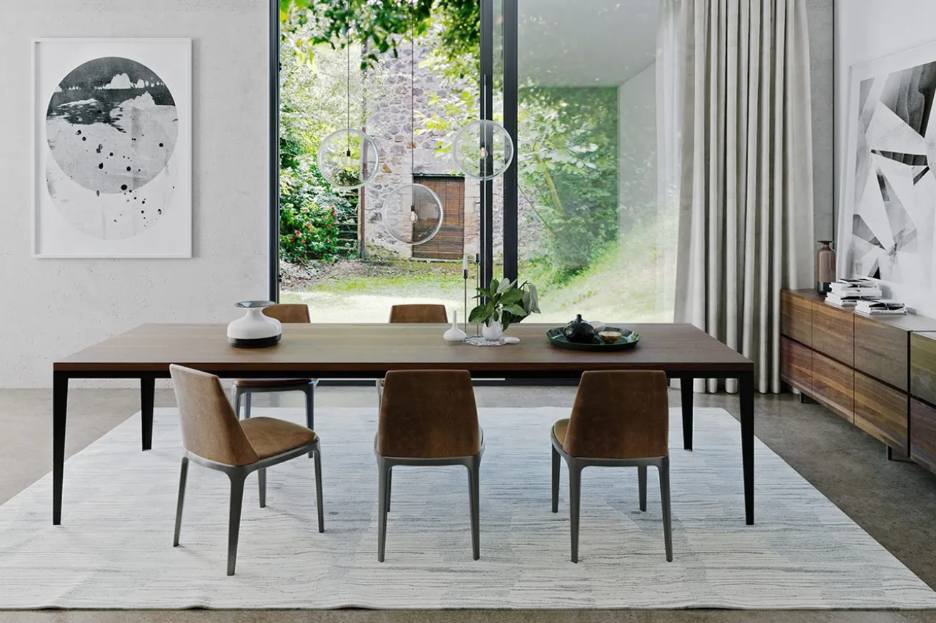 Konferenztisch Flory Hard Nuss B 300 cm