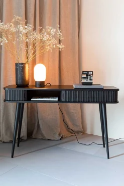 Konsole Barbara Massivholz schwarz