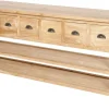 Konsolentisch Loft Teakholz B 180 cm