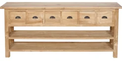 Konsolentisch Loft Teakholz B 180 cm