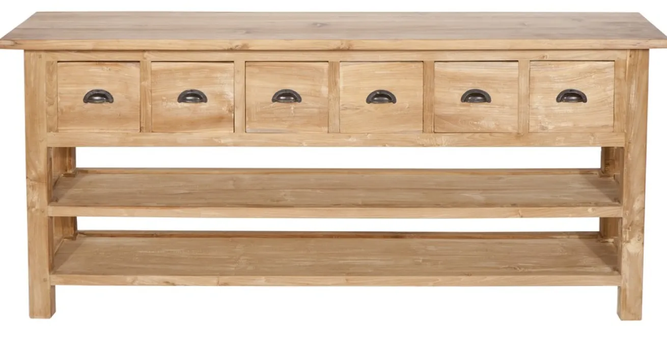 Konsolentisch Loft Teakholz B 180 cm
