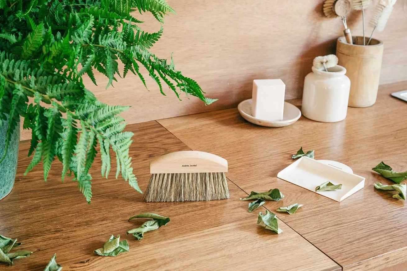 Krümelbesen Set Clynk Natural Collection weiss