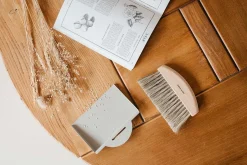 Krümelbesen Set Clynk Natural Collection grau