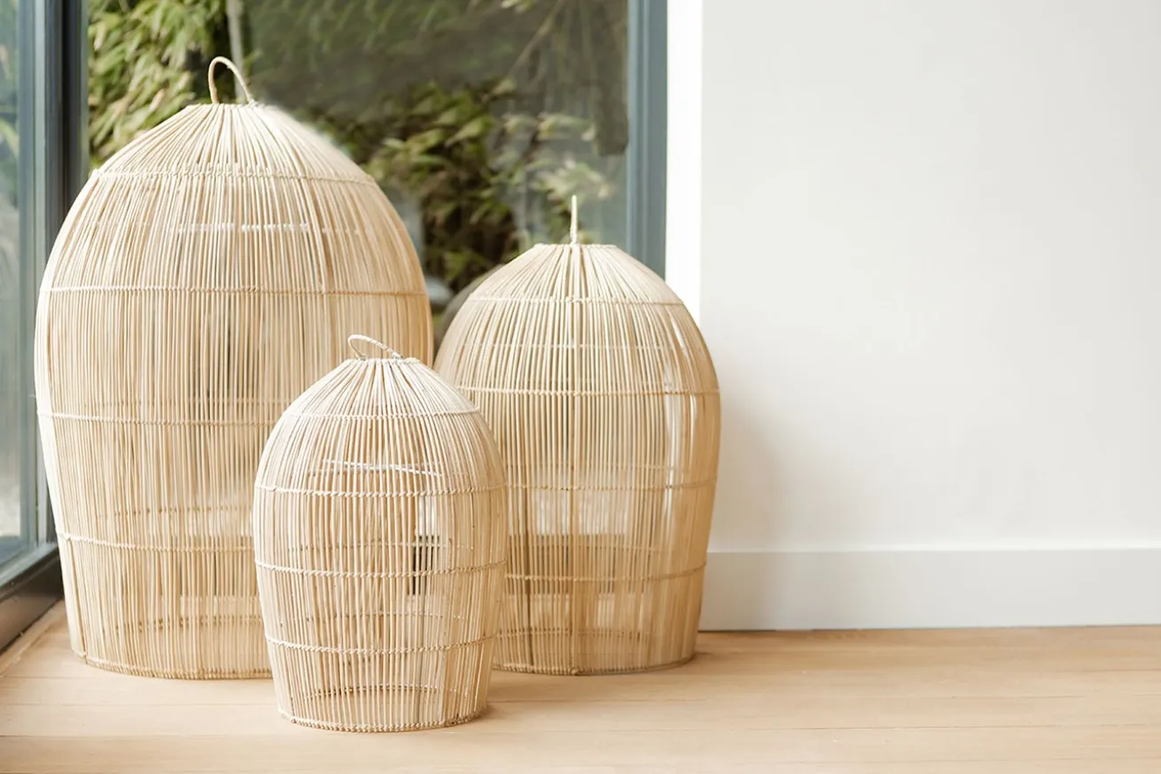Lampenschirm Isla Rattan natural M