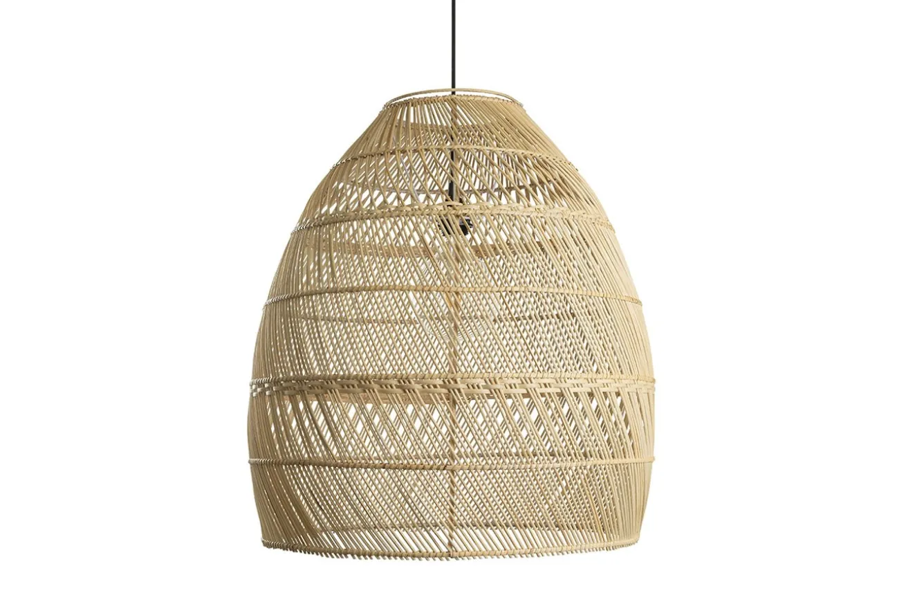 Lampenschirm Luna Rattan natural S