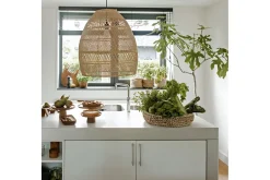 Lampenschirm Luna Rattan natural S