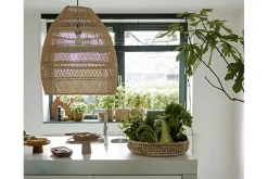 Lampenschirm Luna Rattan natural L