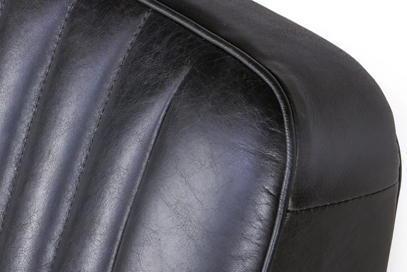 Lounge Sessel Marco 1930 Leder schwarz