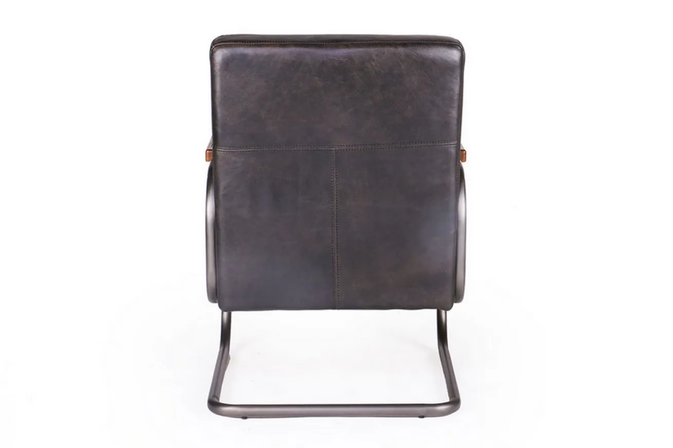 Lounge Sessel Marco 1940 Leder schwarz