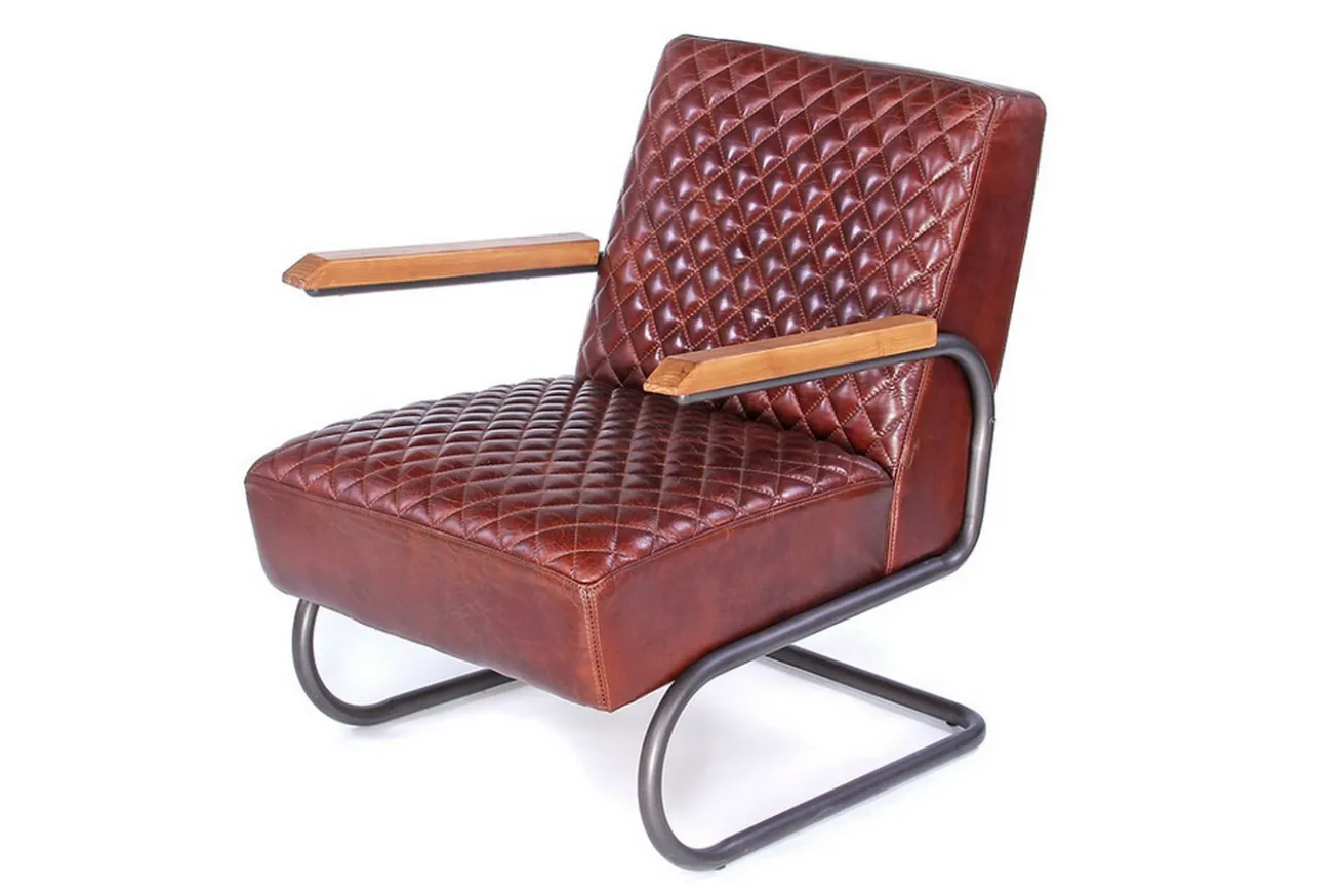 Lounge Sessel Marco 1940 Leder braun