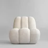 Lounge Sessel Toe Sheepskin weiss