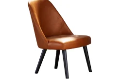 Loungesessel Flaminia Leder braun
