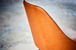 Loungesessel Flaminia Leder braun