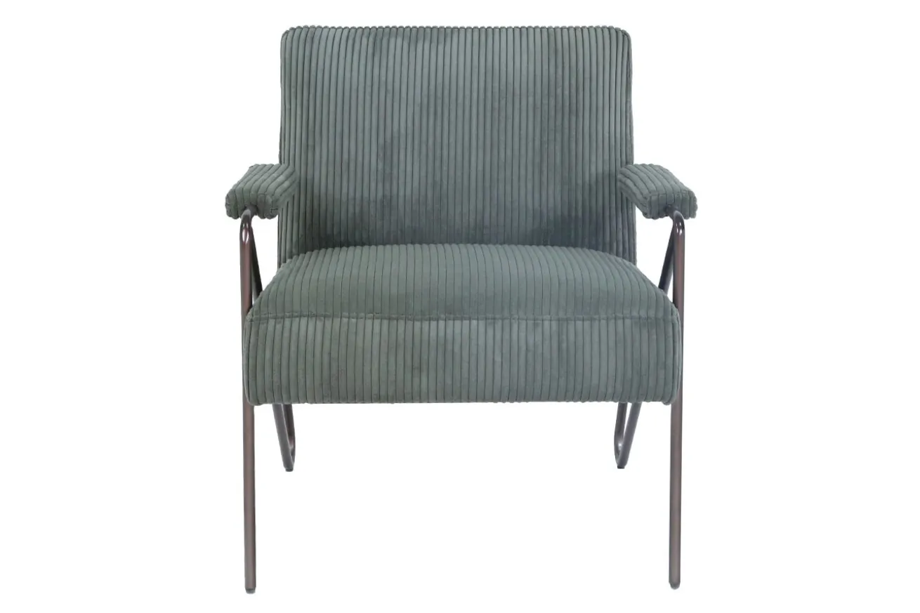 Loungesessel Marco Havana Cordstoff olivgrün