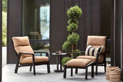 Loungesessel Slide verstellbar gold