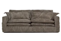 Loungesofa Nera Stoff braun